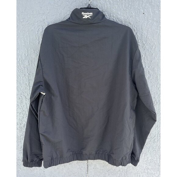 Reebok Classics Ivory League Retro Track Jacket Black Mens L, 1/4 Zip New - Picture 3 of 15